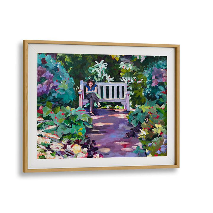 PRINCETON GARDEN , LANDSCAPE PAINTINGS