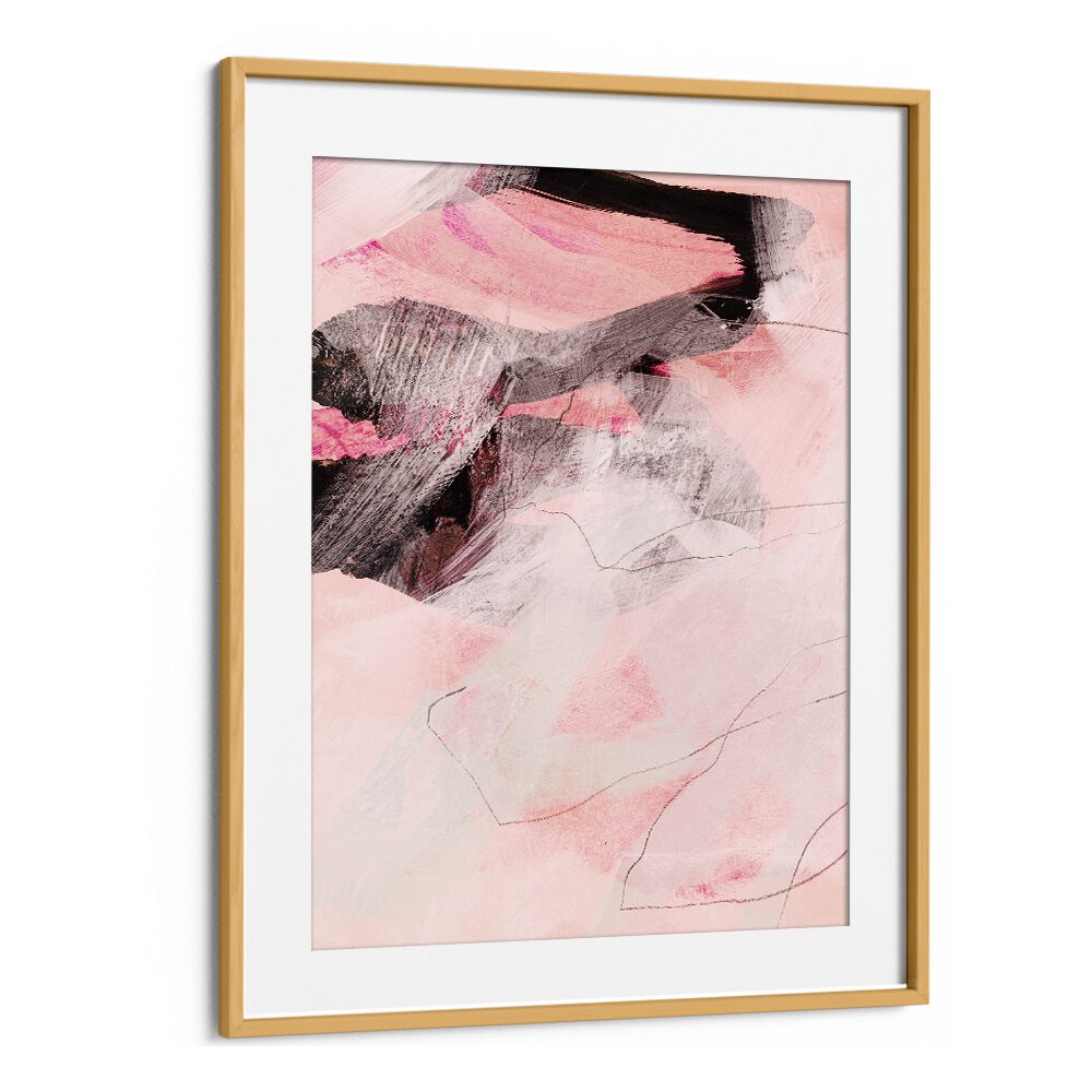 ABSTRACT LINES TOMB, ABSTRACT PAINTINGS featuring soft pink hues and elegant designs, perfect for modern decor.