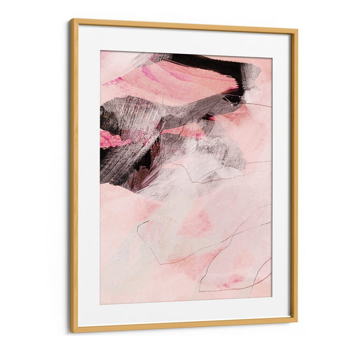 ABSTRACT LINES TOMB, ABSTRACT PAINTINGS featuring soft pink hues and elegant designs, perfect for modern decor.