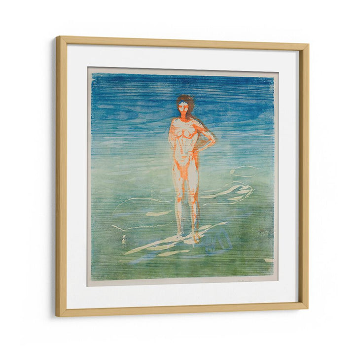 MAN BATHING (1899) , VINTAGE PAINTINGS