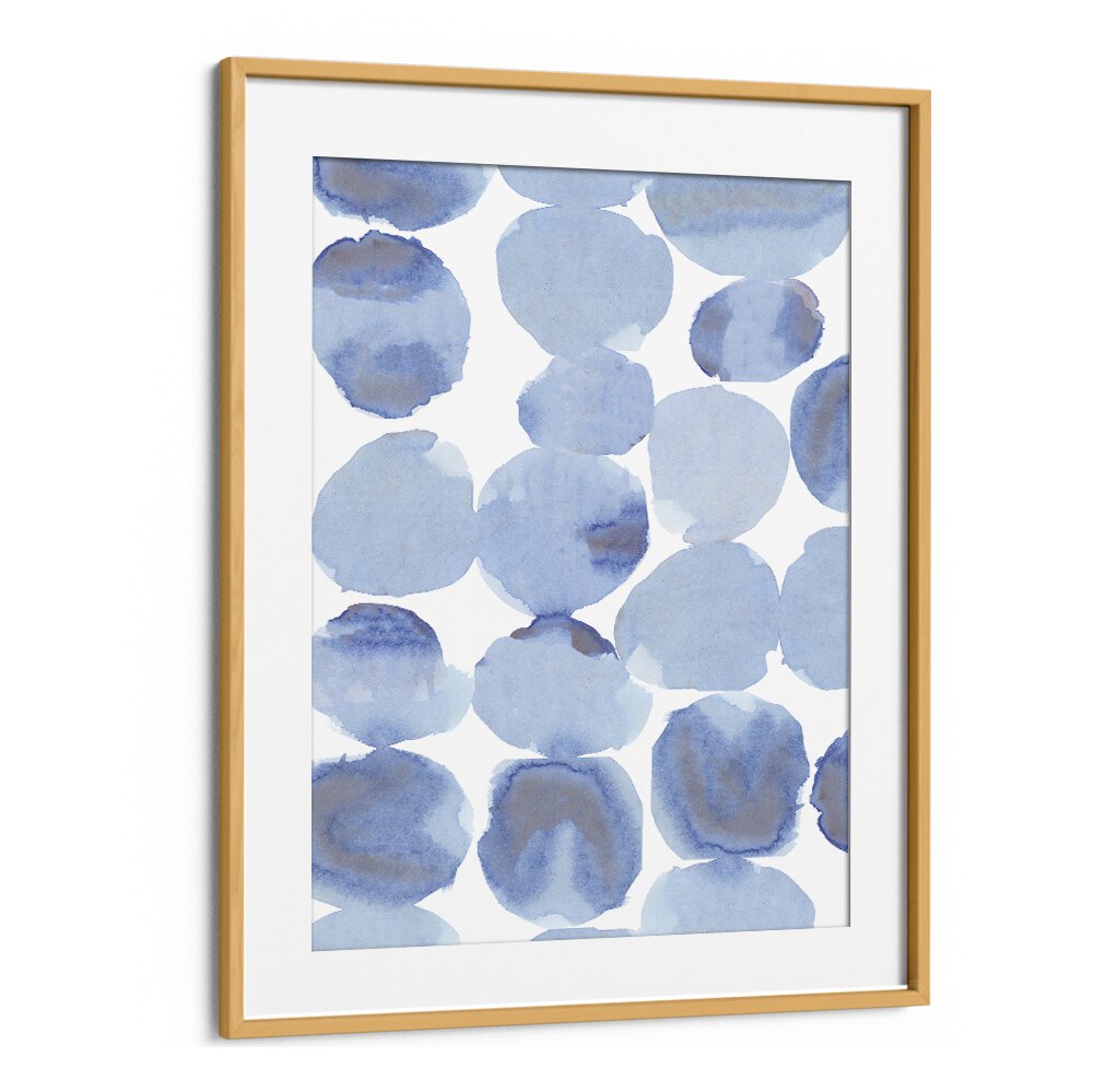 Elegant BLUE VIOLET GRIS WATERCOLOUR I, ABSTRACT PAINTINGS features soothing violet and vibrant blue hues for any space.