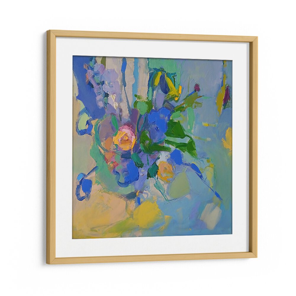 Brighten your space with the SPRING BOUQUET, ABSTRACT PAINTINGS, showcasing vibrant blooms in a stunning arrangement.