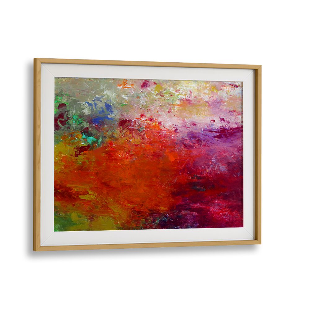 Vibrant LANDSCAPE DESIGN II, ABSTRACT PAINTINGS blends earthy tones and hues, perfect for transforming your space.