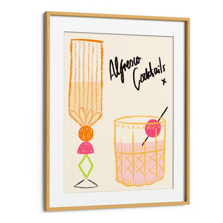 ALFRESCO COCKTAILS BY DUCHESS PLUM , BAR POSTERS , BAR ART PRINTS