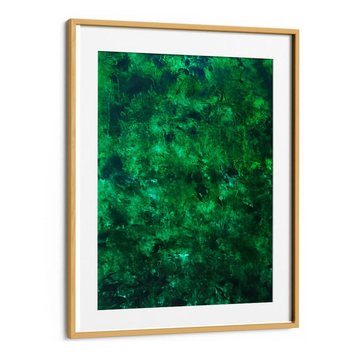 Elegant ABSTRACT DESIGN XII, ABSTRACT PAINTINGS in rich green hues, perfect for enhancing any sophisticated space.