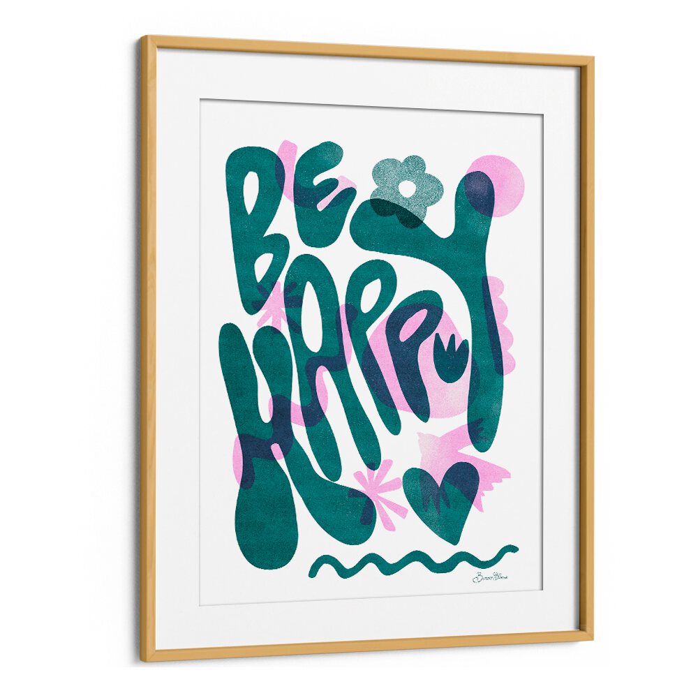 BE HAPPY , QUOTES AND TYPOGRAPHY POSTERS