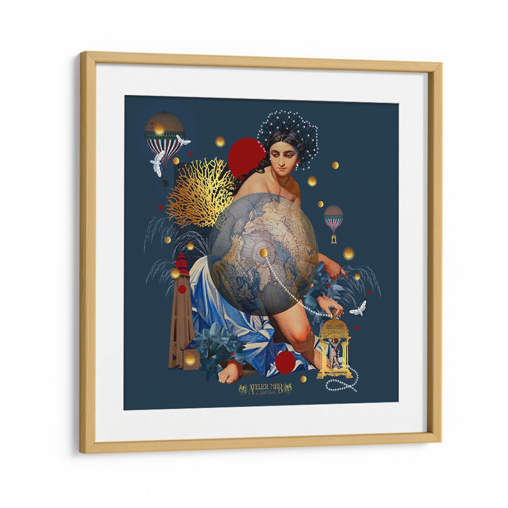 Surreal art print titled "Support for Peace," symbolizing harmony and unity for your home or office decor.