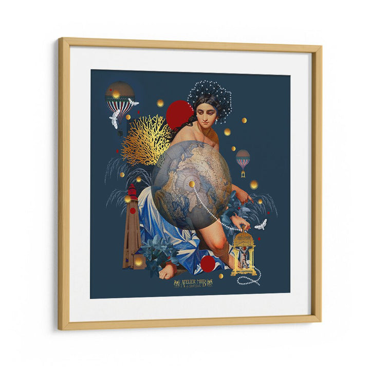 Surreal art print titled "Support for Peace," symbolizing harmony and unity for your home or office decor.