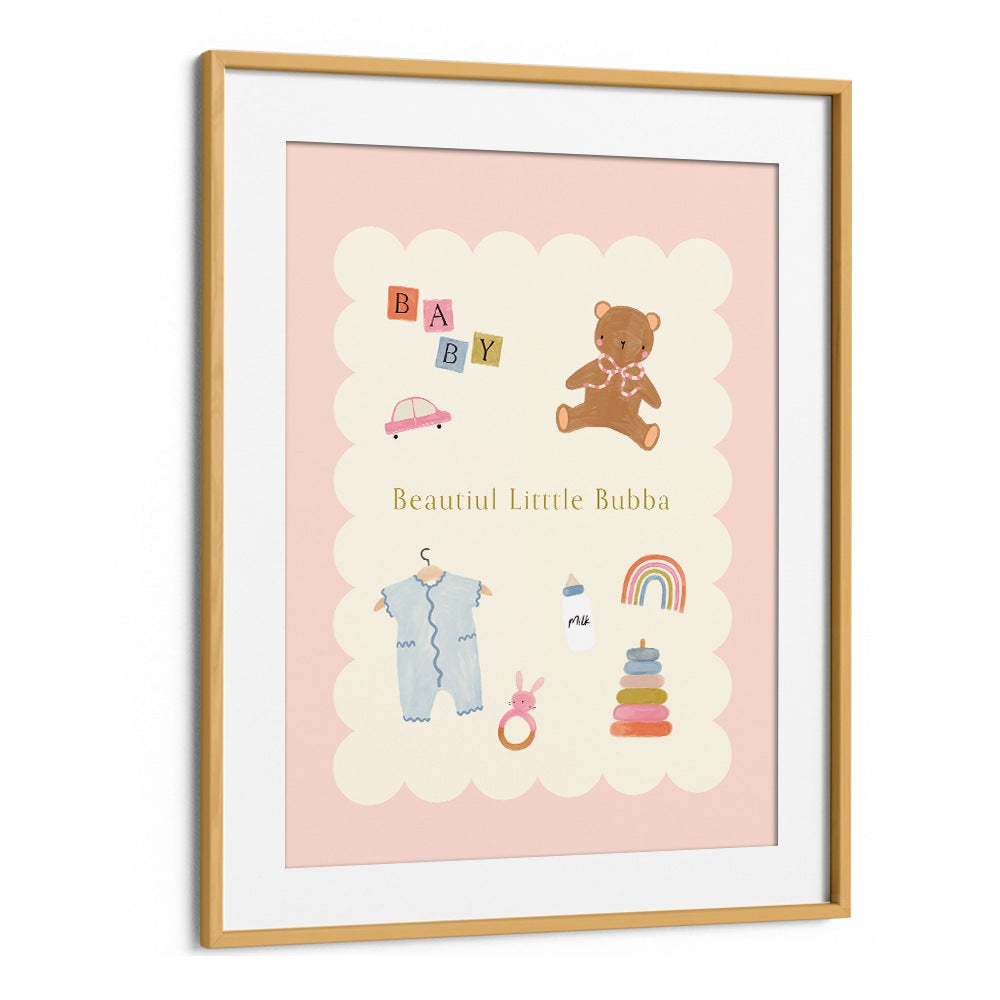 BEAUTIFUL LITTLE BUBBA BY DUCHESS PLUM , KIDS ROOM PAINTINGS , KIDS ROOM WALLART