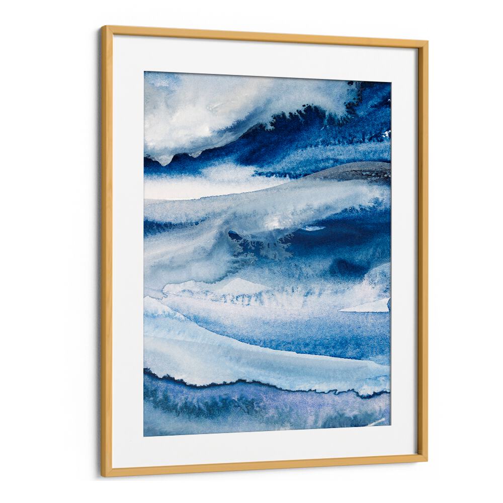 Elegant NATUREFORCE , ABSTRACT PAINTINGS featuring serene blue tones and flowing textures, perfect for any decor.