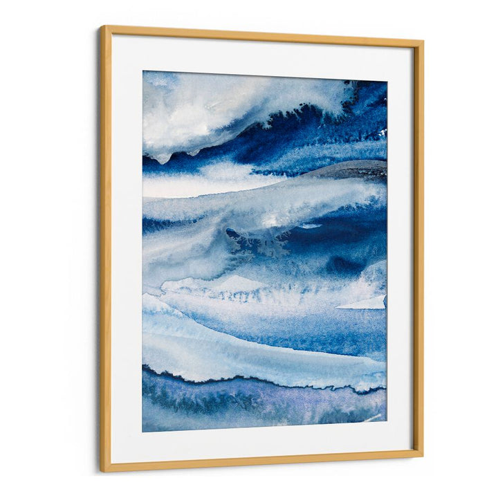 Elegant NATUREFORCE , ABSTRACT PAINTINGS featuring serene blue tones and flowing textures, perfect for any decor.