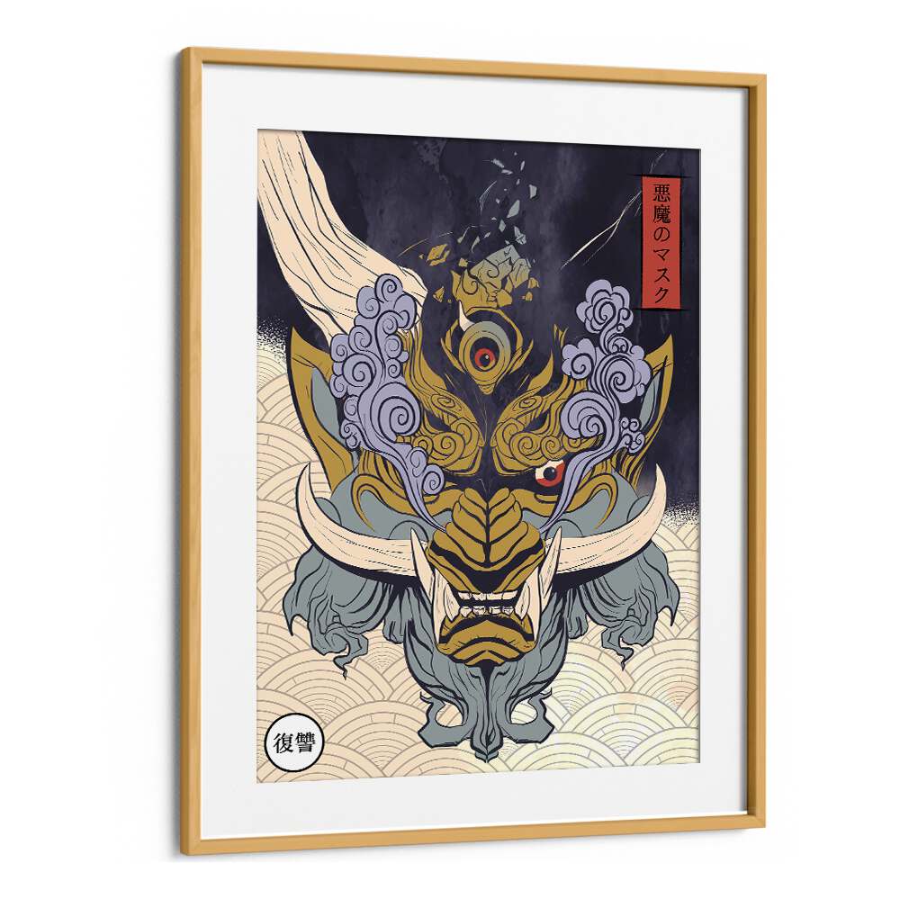 Explore the MASK OF YOKA, JAPANESE PAINTINGS, a striking handcrafted piece that embodies cultural artistry.