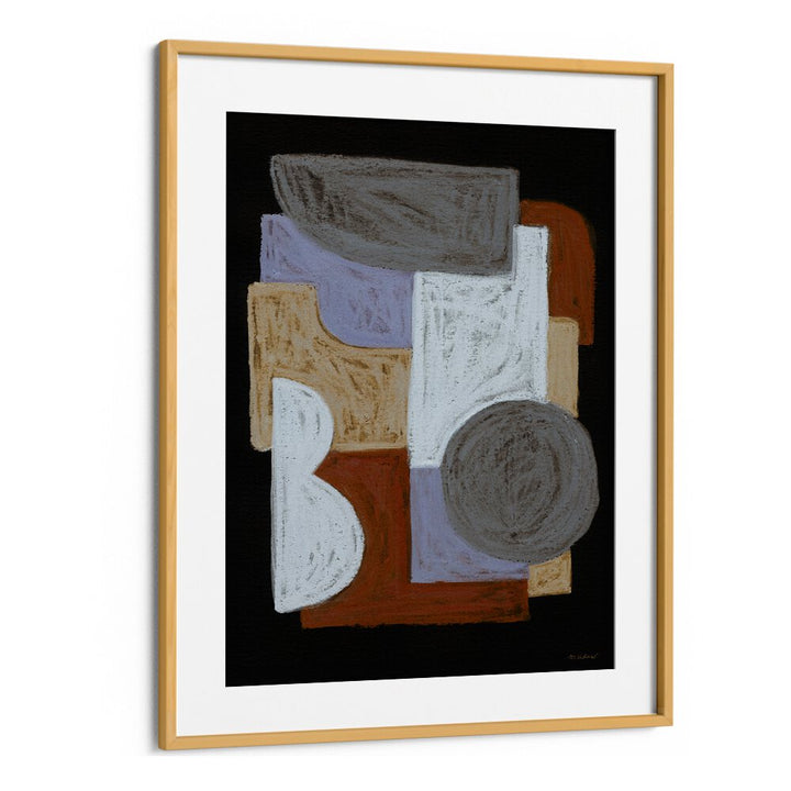 CHALKS AND SHAPES I , GEOMETRIC ART PRINTS