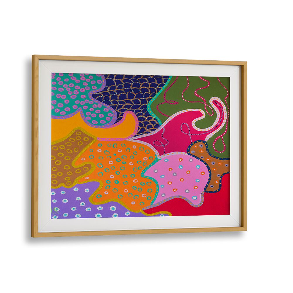 MISS CHEERFUL II , PATTERN ART PRINTS