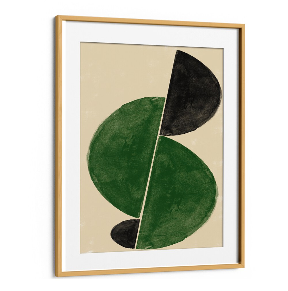 Vibrant INTERACTION BALANCE NO.4, ABSTRACT PAINTINGS showcasing harmonious shapes, perfect for modern decor.