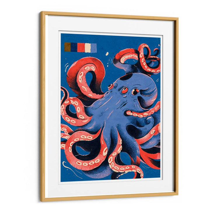 Vibrant OCTOPUS, BEACH PAINTINGS showcasing marine life charm, perfect for enhancing any room’s decor.