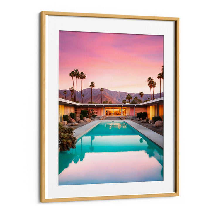 Stylish MID-CENTURY POOL, BEACH PAINTINGS by Philippe Hugonnard, perfect for elevating your outdoor space.