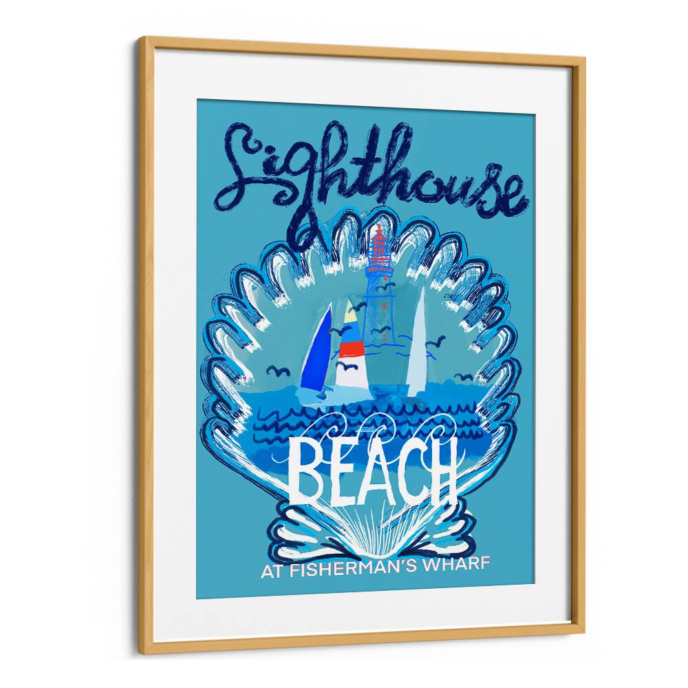 Bright and vibrant LIGHTHOUSE II, BEACH PAINTINGS showcasing coastal beauty, perfect for enhancing your home decor.