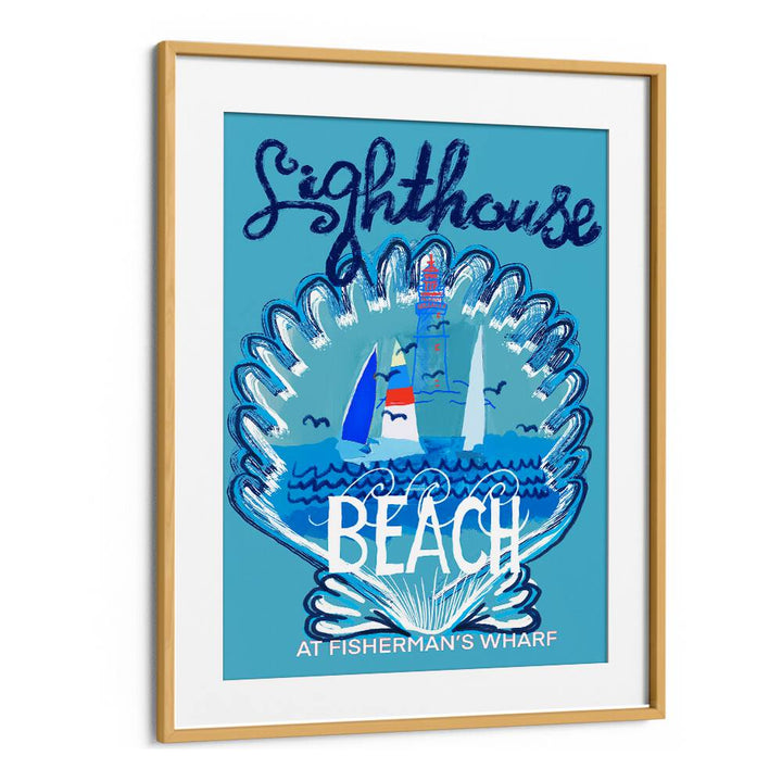 Bright and vibrant LIGHTHOUSE II, BEACH PAINTINGS showcasing coastal beauty, perfect for enhancing your home decor.