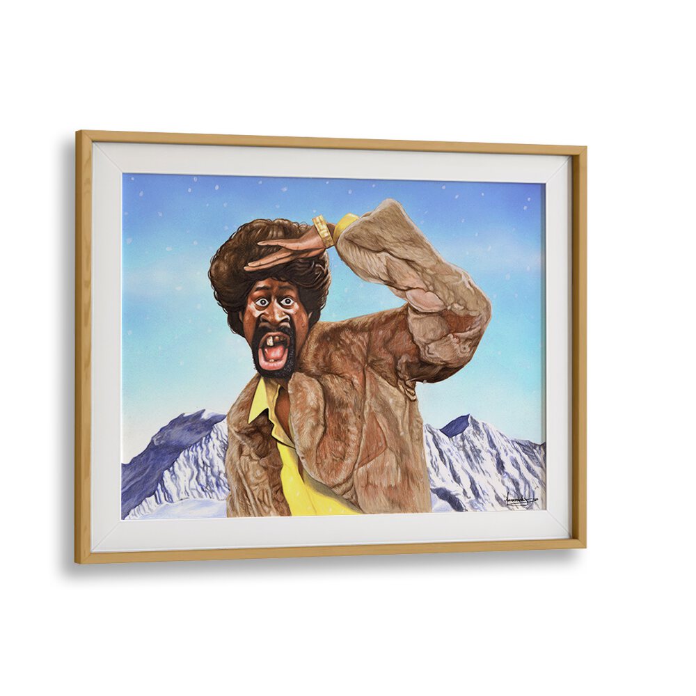 Vibrant MARTIN HIMALAYAS, AFRICAN ART PAINTINGS piece capturing adventure and luxury in stunning detail.