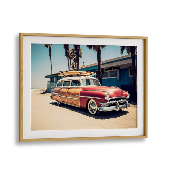 SURFING VINTAGE CAR , CAR POSTERS