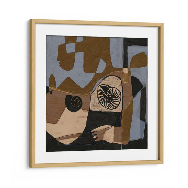 Explore the ESSENCE III, ABSTRACT PAINTINGS, featuring modern art in earthy tones for stylish home decor.