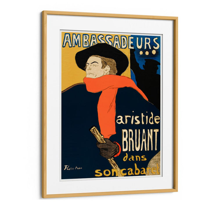 AMBASSADEURS ARISTIDE BRUANT DANS SON CABARET (1892), VINTAGE PAINTINGS