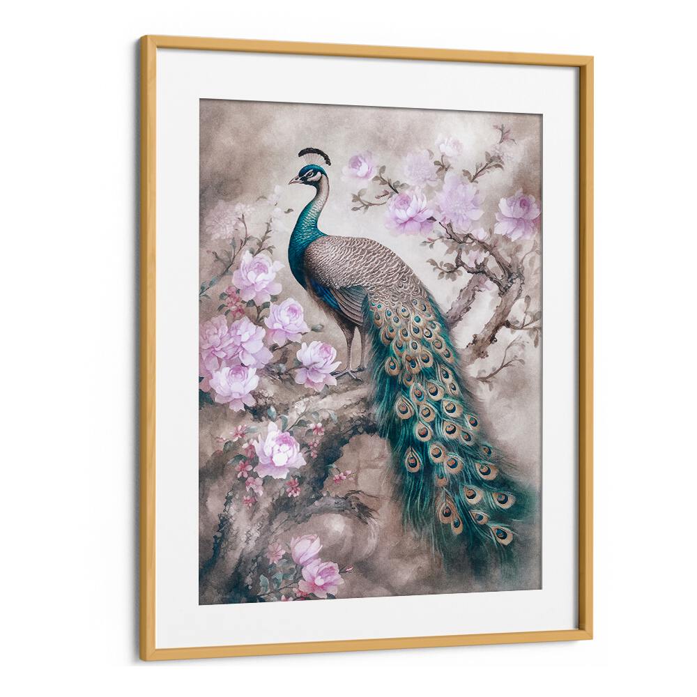 PEACOCKS ROMANCE , ANIMAL PAINTINGS