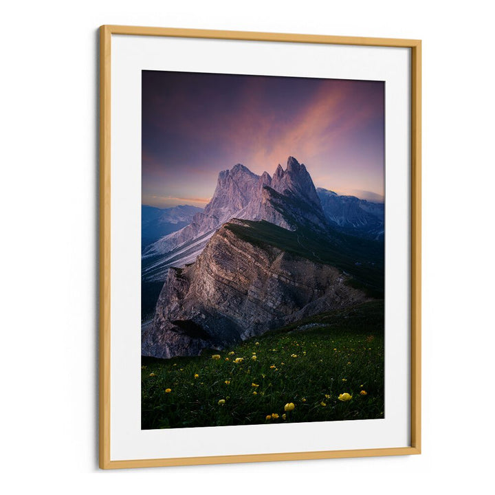 GARLAND UNDER THE MOUNTAIN , LANDSCAPE PHOTO PRINTS