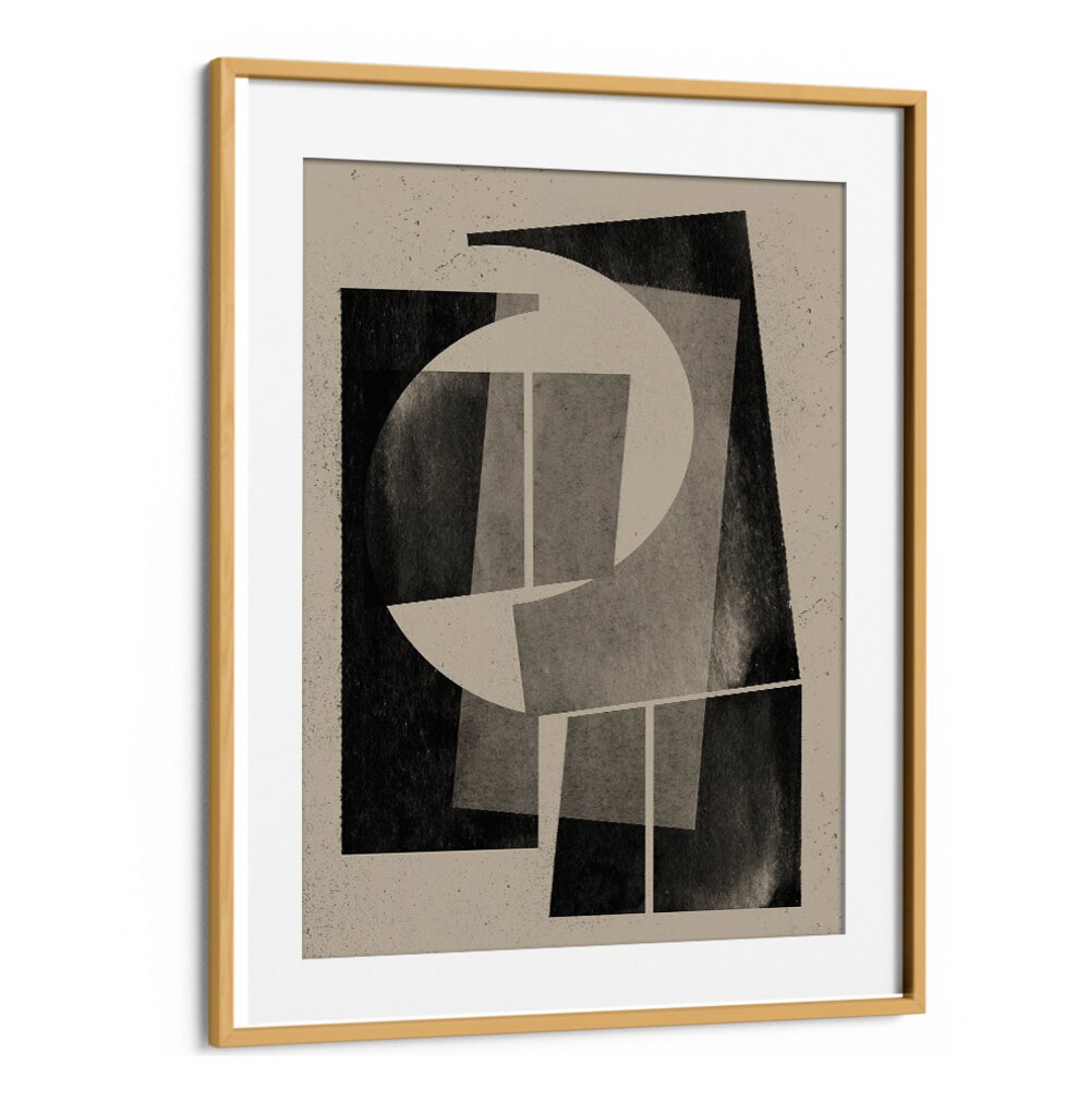 Elegant PAPER CUT NO.8, GEOMETRIC ART PRINTS, showcasing dynamic abstract designs in a stylish frame. Perfect for any space.