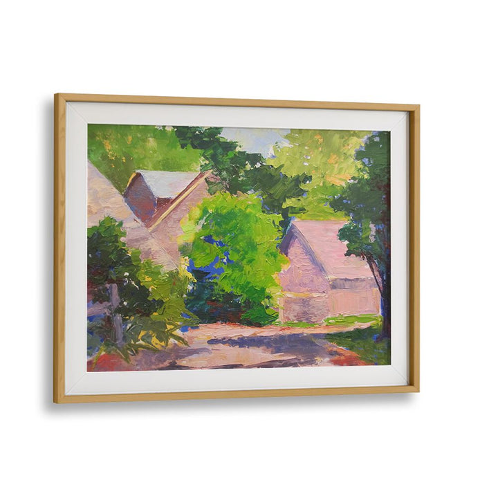 BEND IN THE ROAD , LANDSCAPE PAINTINGS