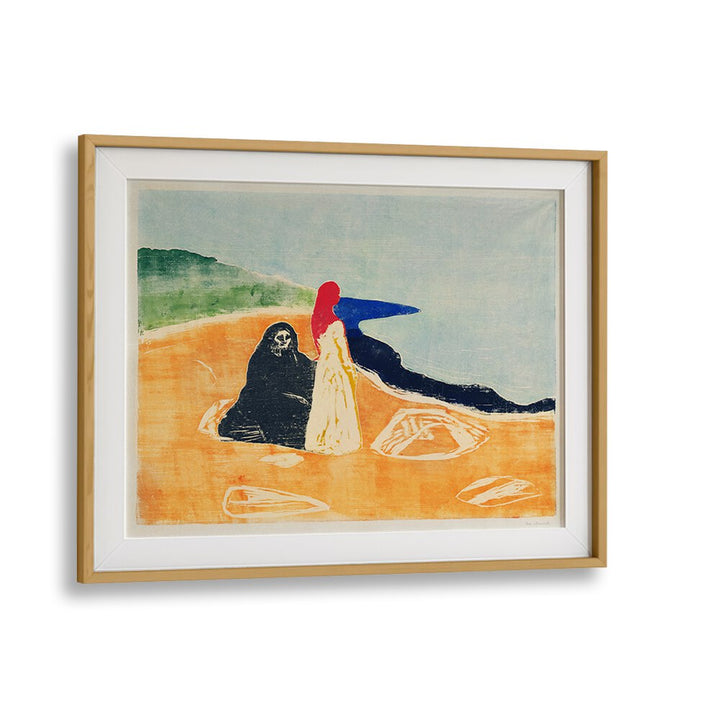 TWO WOMEN ON THE SHORE (1898)  , VINTAGE PAINTINGS