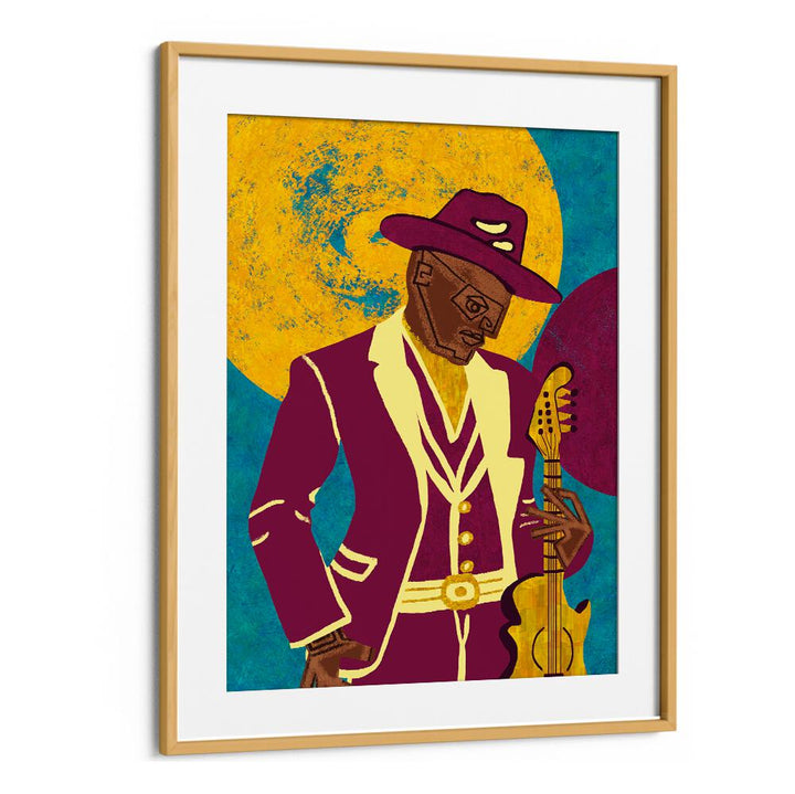 Musician Guy III movie poster features a stylish figure with a guitar, perfect for music lovers and artists.