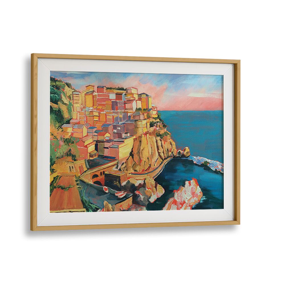 MANAROLA ITALY , LANDSCAPE PAINTINGS