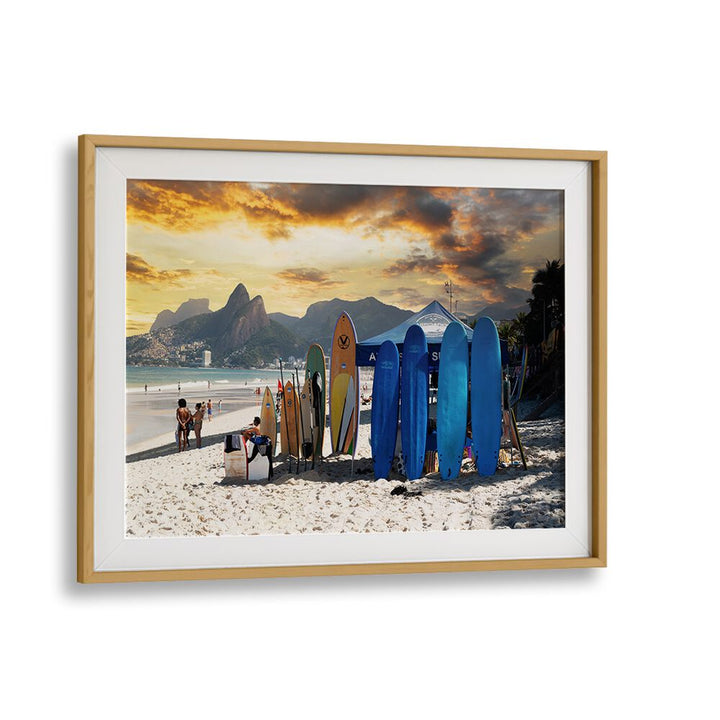 RIO DE JANEIRO SUNSET SURF BEACH   , BEACH PAINTINGS