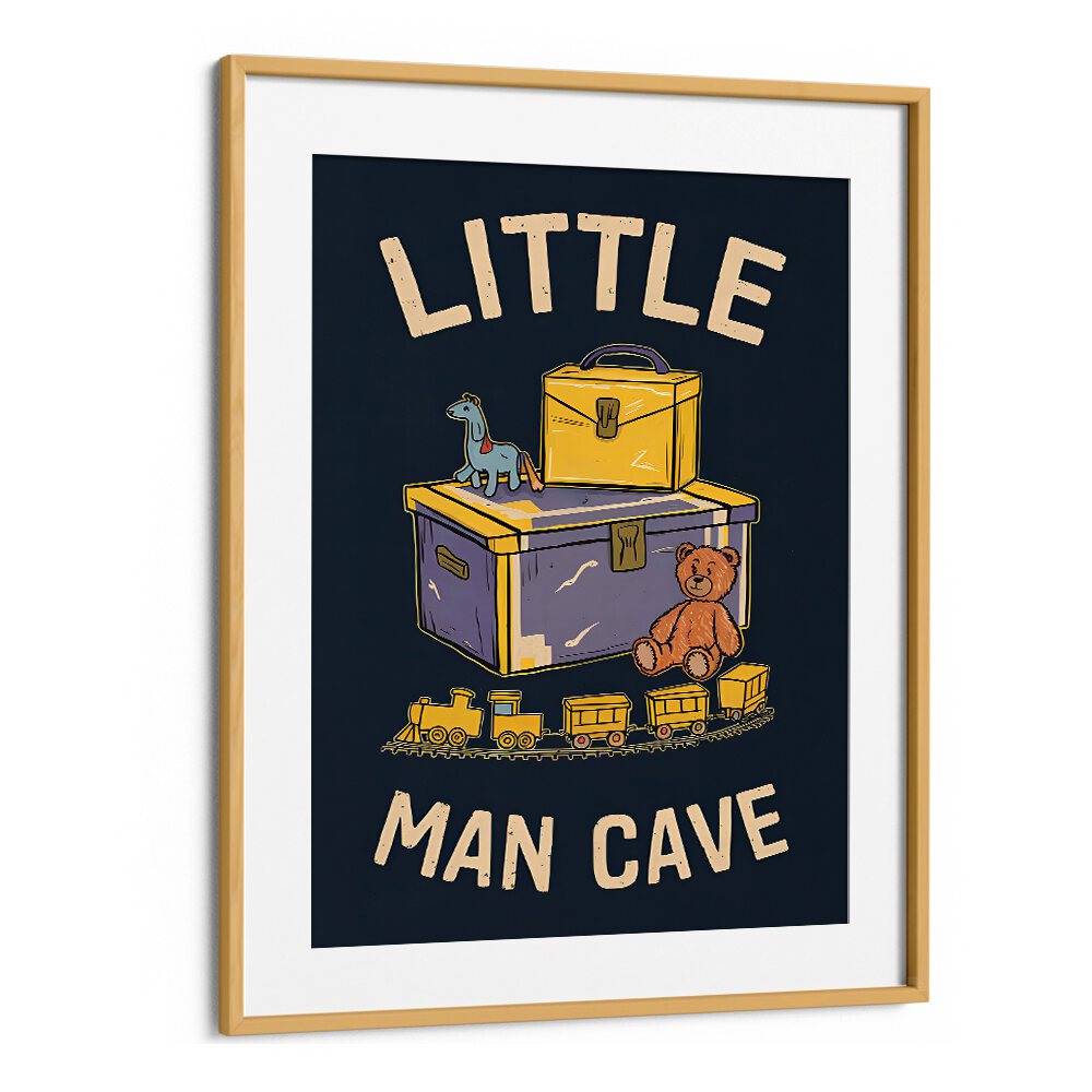 LITTLE MAN CAVE BY ANDREAS MAGNUSSON, KIDS ROOM PAINTINGS , KIDS ROOM WALL ART