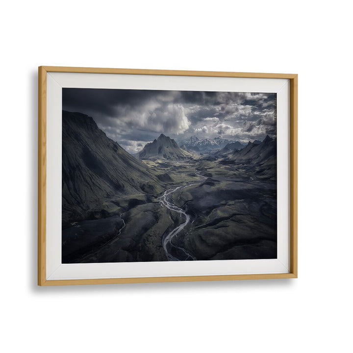 ICELANDIC HIGHLAND AMIDST A THUNDERSTORM BY MICHAEL ZHENG , LANDSCAPE PHOTO PRINTS