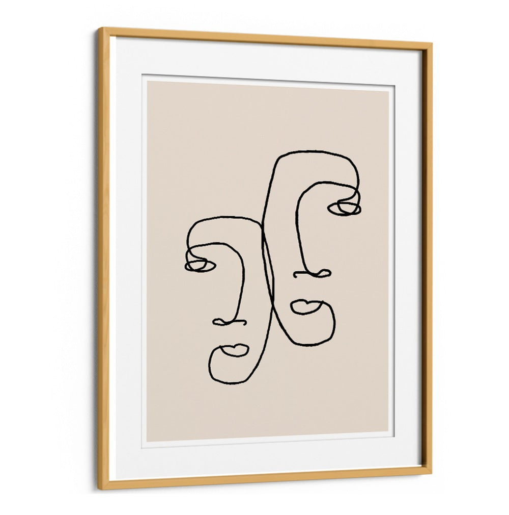 Elegant I LOOK OVER AT YOU, LINE ART PAINTINGS showcasing minimalist line drawings for sophisticated home decor.