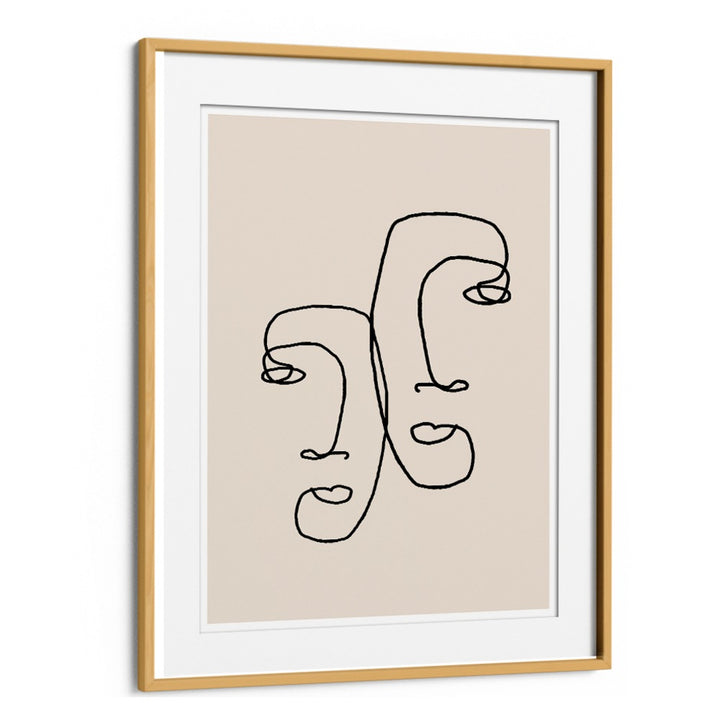 Elegant I LOOK OVER AT YOU, LINE ART PAINTINGS showcasing minimalist line drawings for sophisticated home decor.