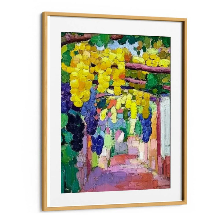 Vibrant GRAPES ON A PERGOLA create a serene outdoor space, enhancing your patio with natural beauty and cozy shade.
