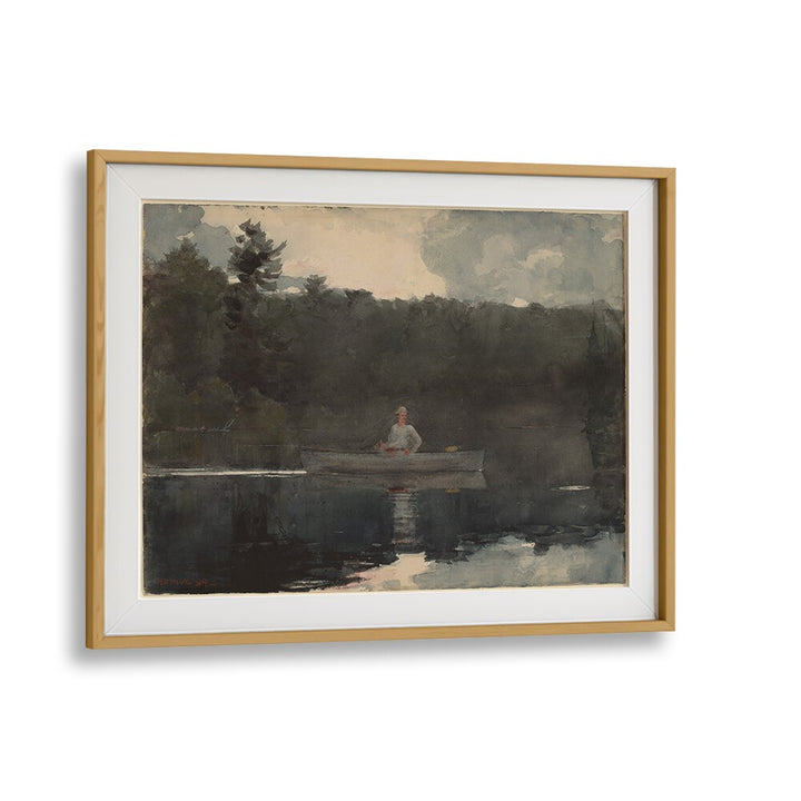 THE LONE FISHERMAN (1889)  , VINTAGE PAINTINGS