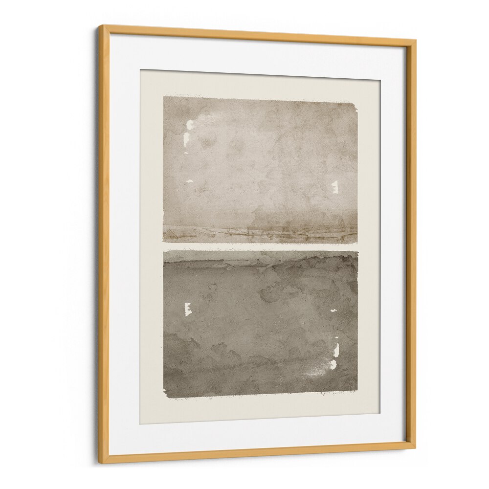 Stunning SQUARED IN TAUPE, GEOMETRIC ART PRINTS featuring abstract 3D shapes, perfect for modern home decor.