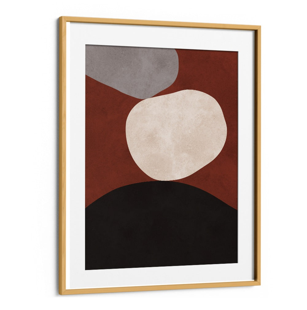 Stylish EXPRESSIONIST IV, ABSTRACT PAINTINGS featuring bold shapes and earthy tones to enhance any space.