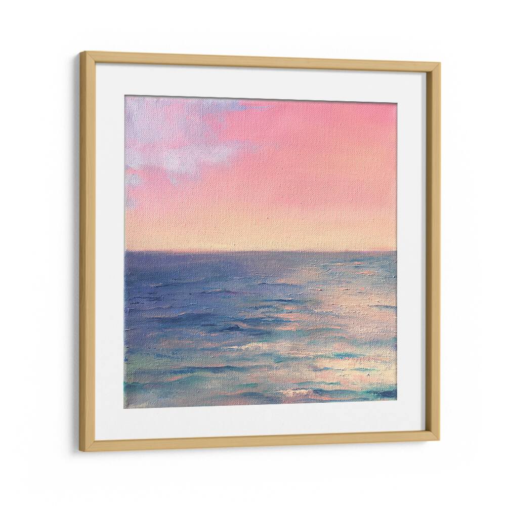 PINK SUNSET , LANDSCAPE PAINTINGS