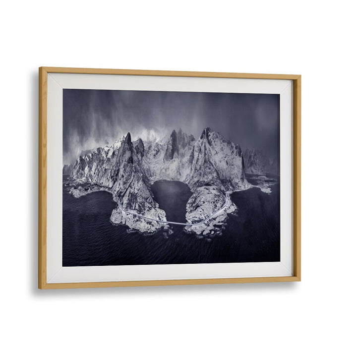 LOFOTEN IN A STORMY DAY - BW BY MICHAEL ZHENG , LANDSCAPE PHOTO PRINTS