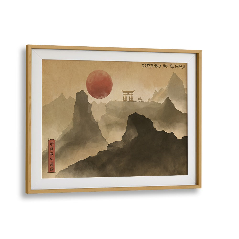 Elegant PACT OF SILENCE, JAPANESE PAINTINGS showcasing serene landscapes and traditional elements for tranquil decor.
