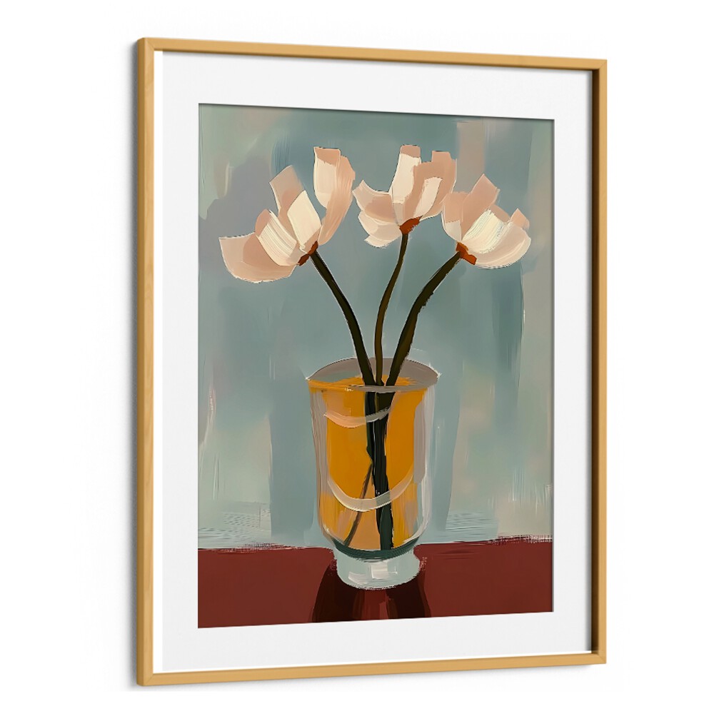 Stunning FLOWER IN A VASE I centerpiece elevates your home decor with elegance and natural beauty.