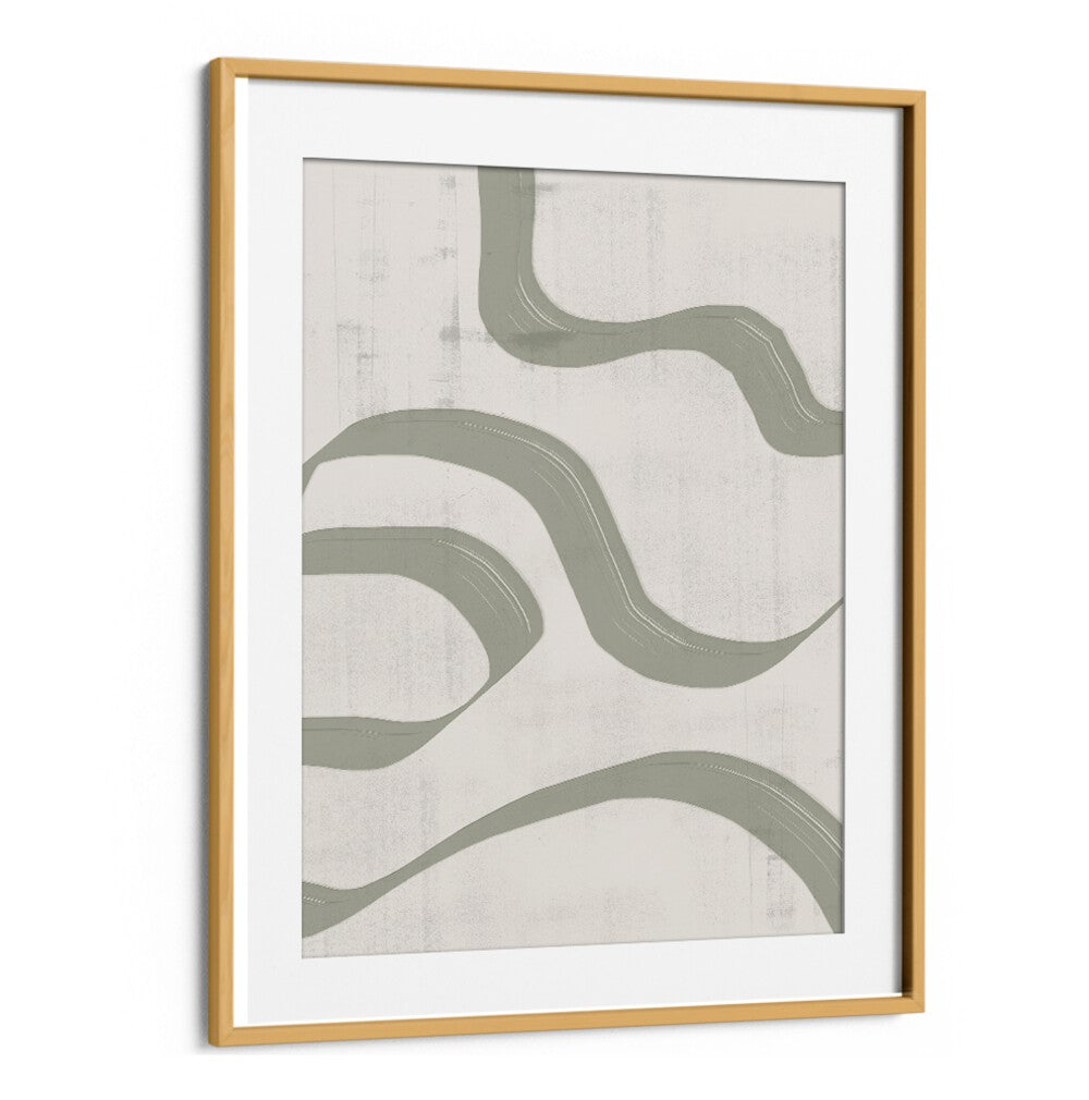 GREEN WAVES NO.2 , ABSTRACT PAINTINGS
