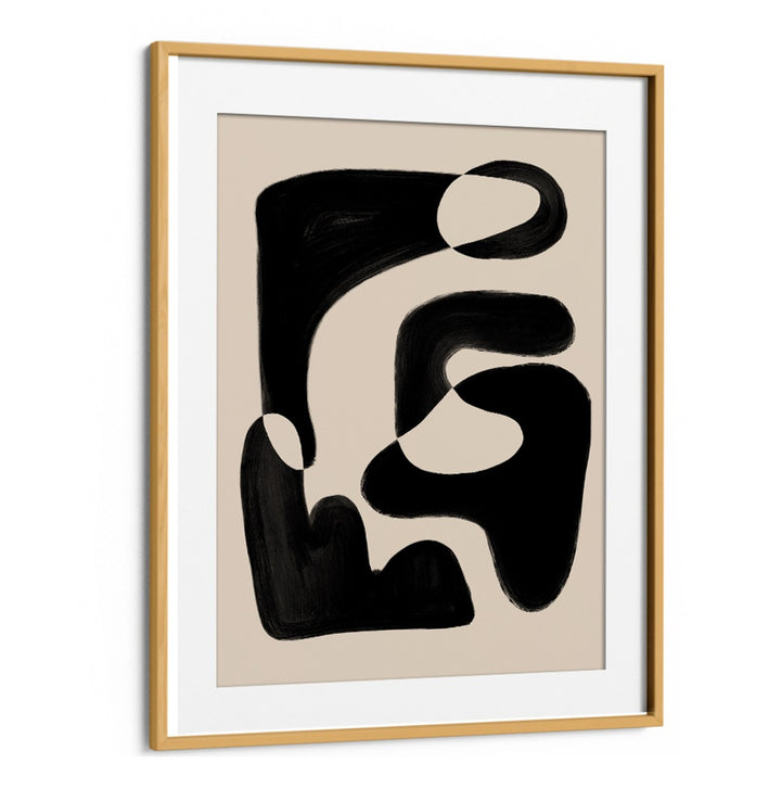 Elegant ABSTRACT BEIGE BLACK, ABSTRACT PAINTINGS showcasing a modern blend of beige and black hues for stylish decor.