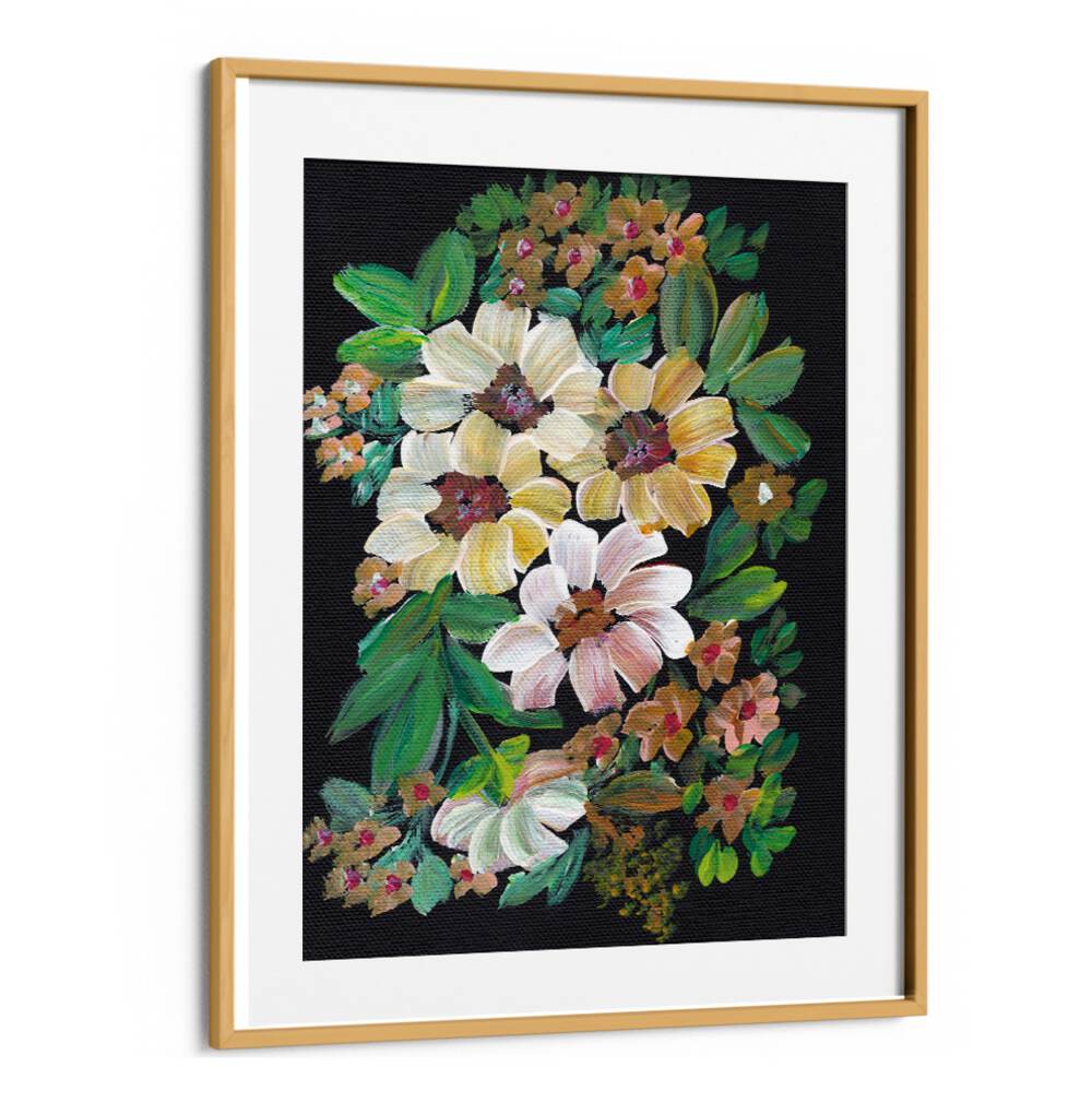 PAINTED FLOWERS , FLORAL FLOWER PAINTINGS
